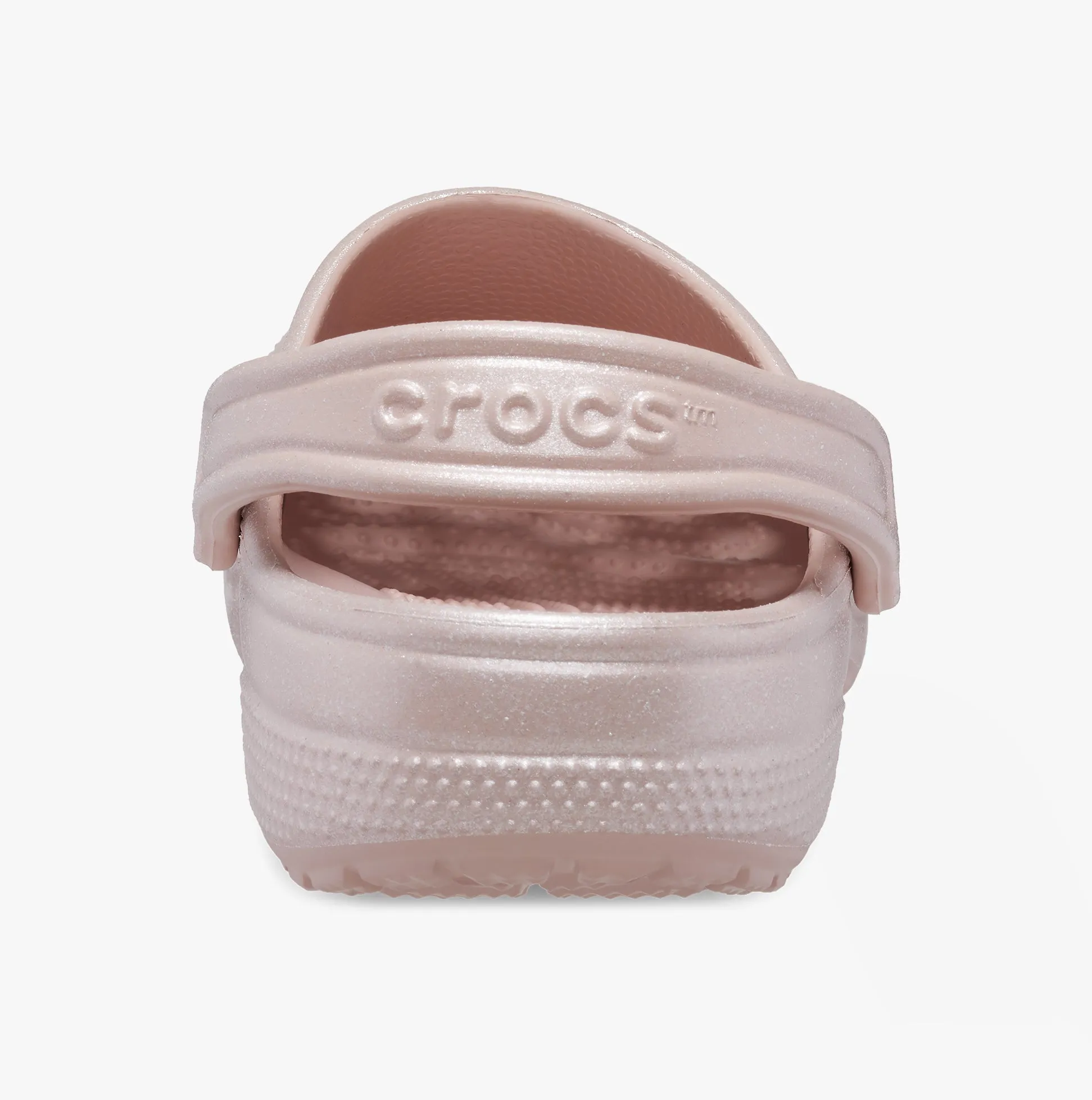 Crocs 208586-6TY CLASSIC SHIMMER Womens Clogs Pink Clay