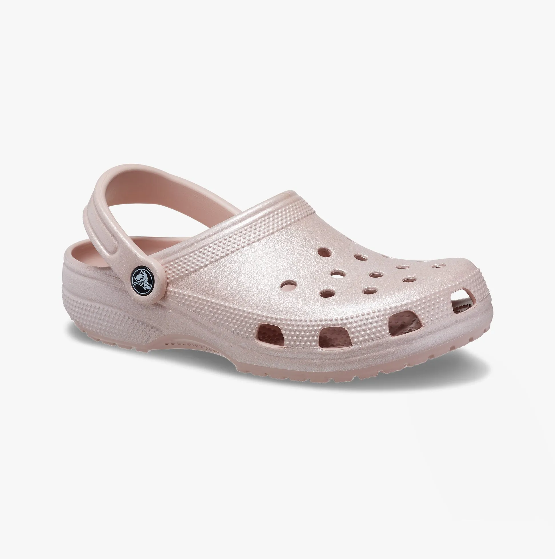 Crocs 208586-6TY CLASSIC SHIMMER Womens Clogs Pink Clay