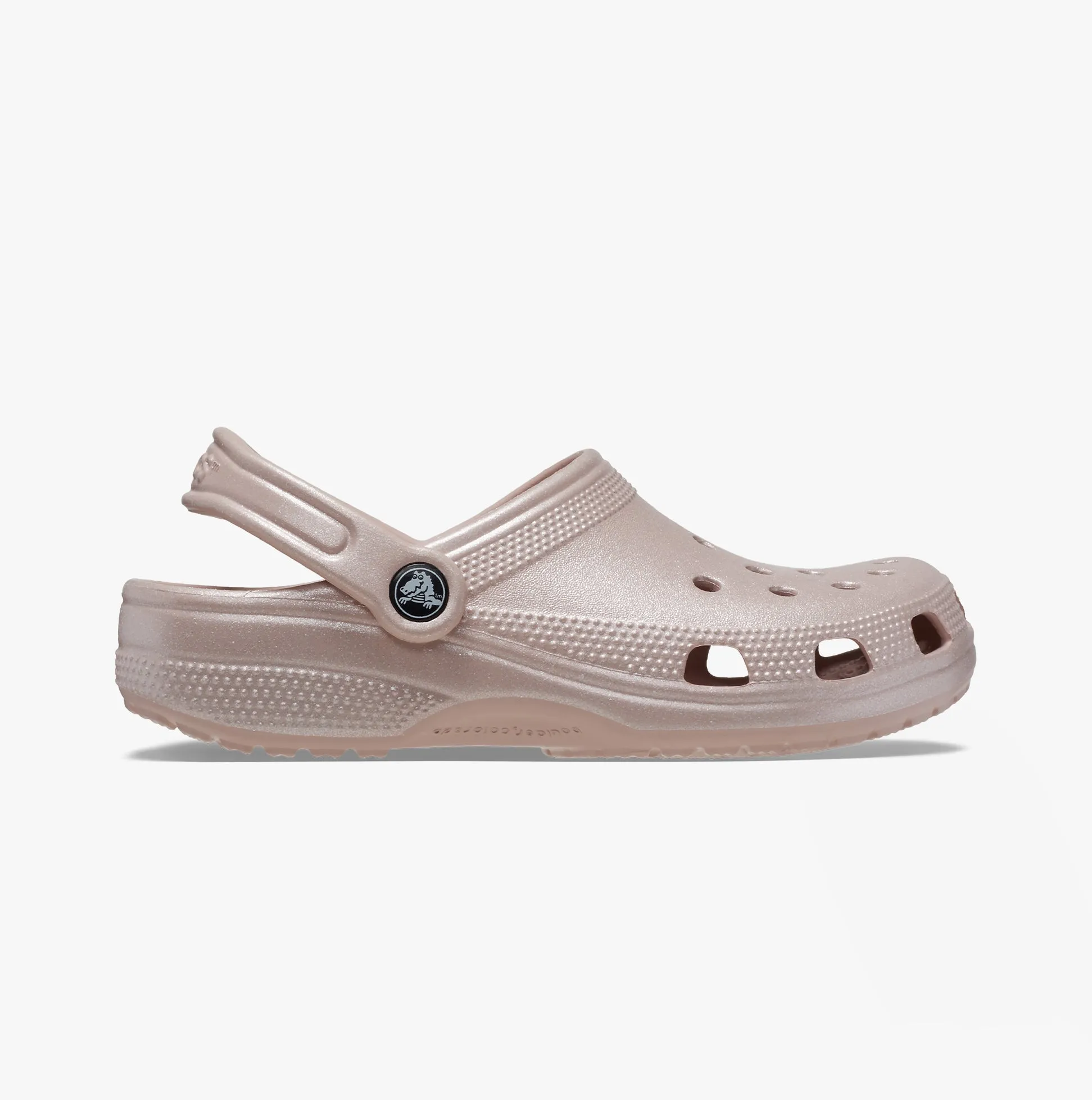 Crocs 208586-6TY CLASSIC SHIMMER Womens Clogs Pink Clay