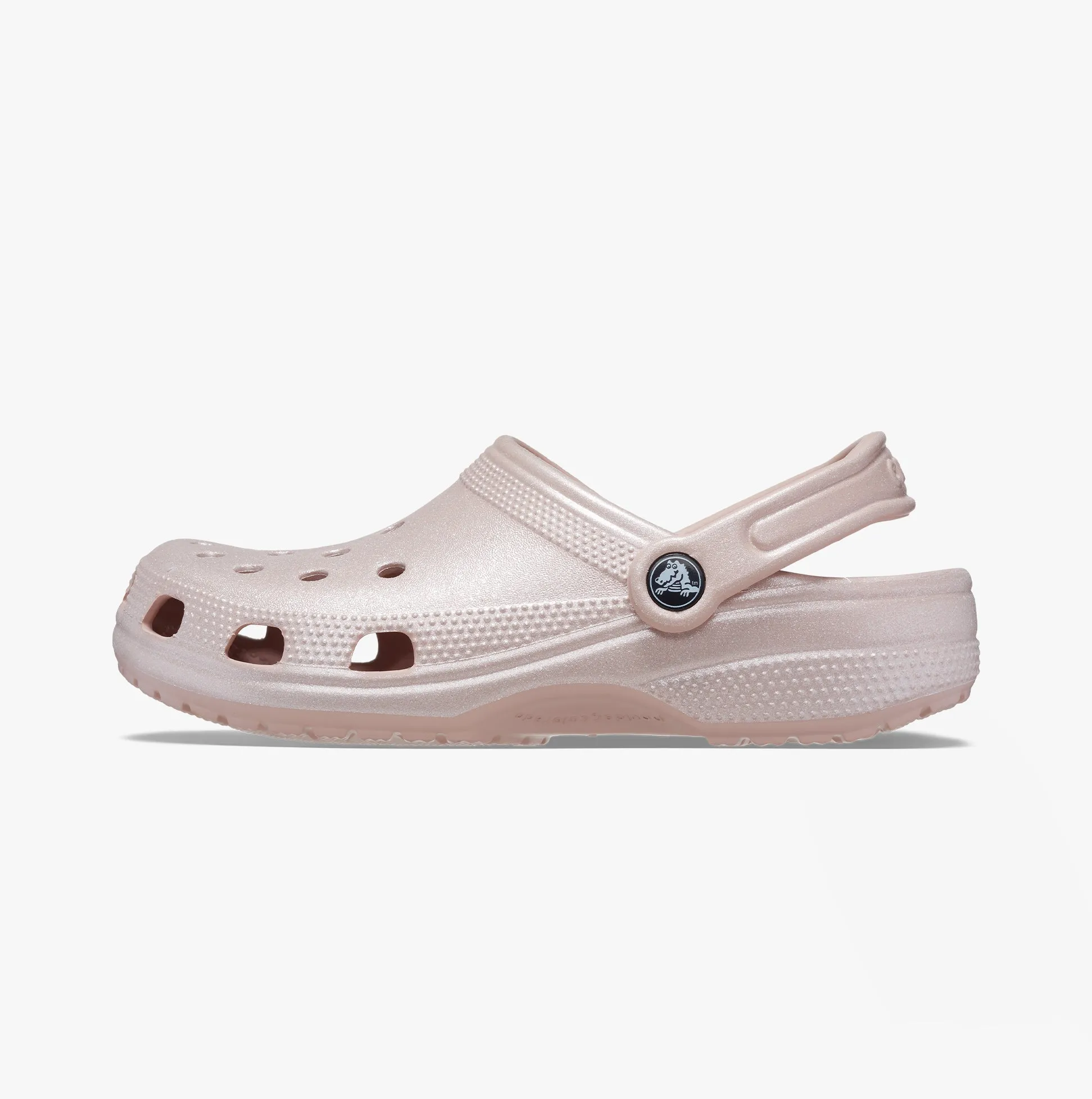 Crocs 208586-6TY CLASSIC SHIMMER Womens Clogs Pink Clay