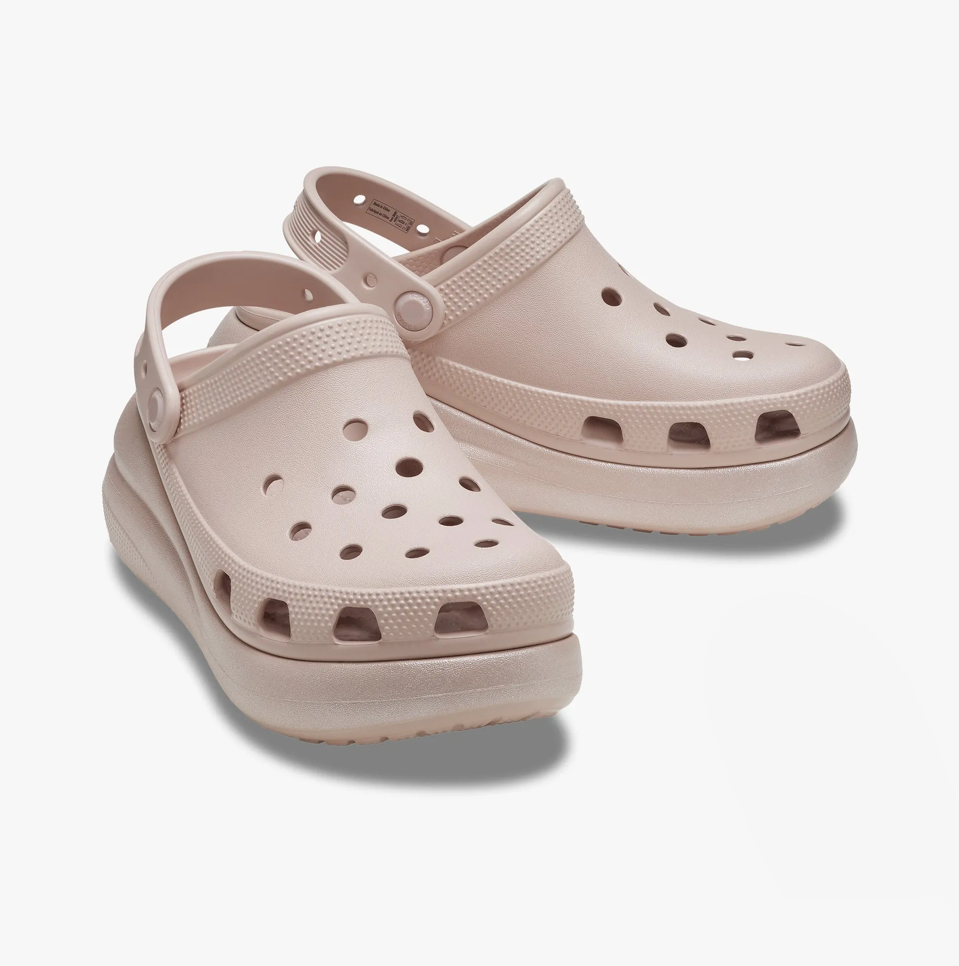 Crocs 208591-6TY CRUSH SHIMMER Womens Clogs Pink Clay