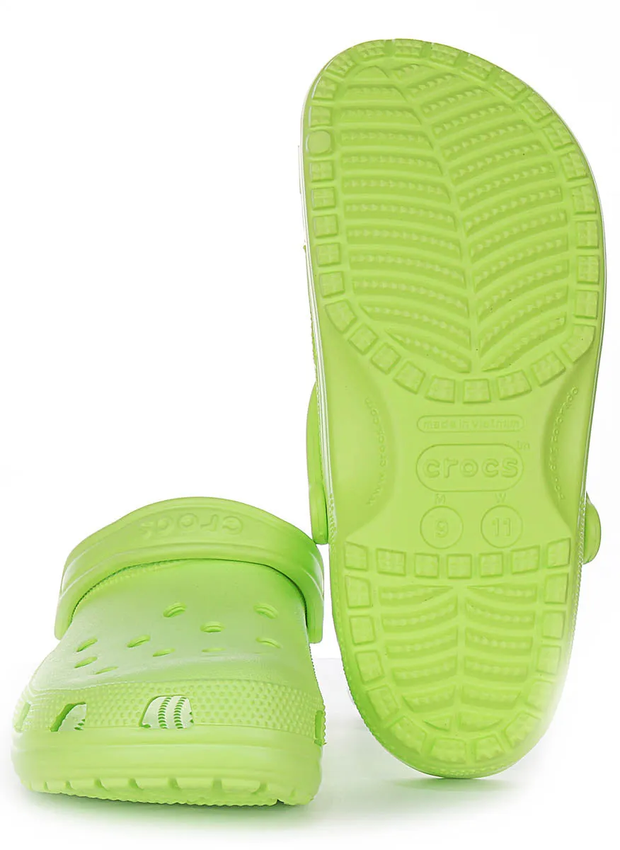 Crocs Classic In Lime For Unisex