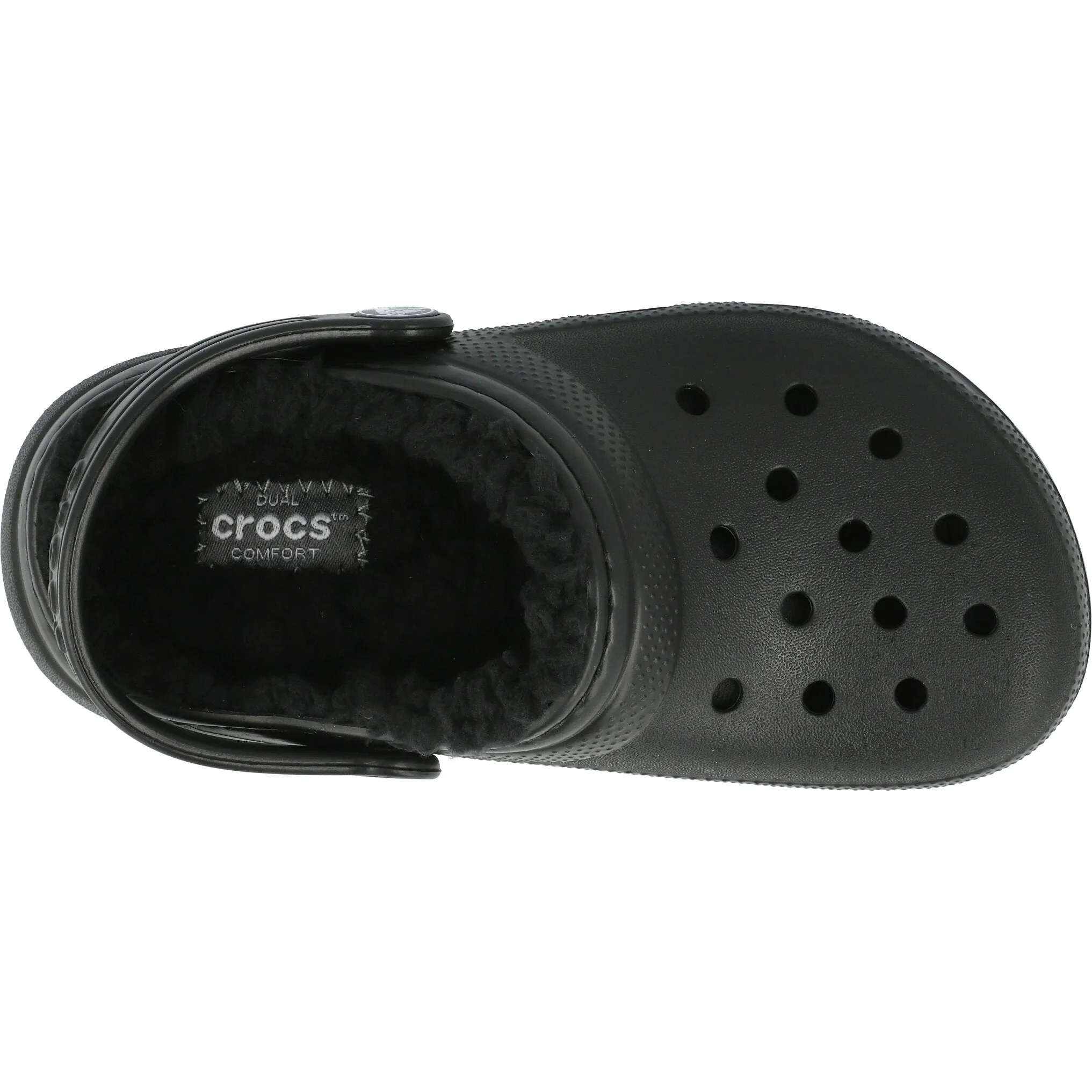 Crocs Kids Classic Lined Black Clogs
