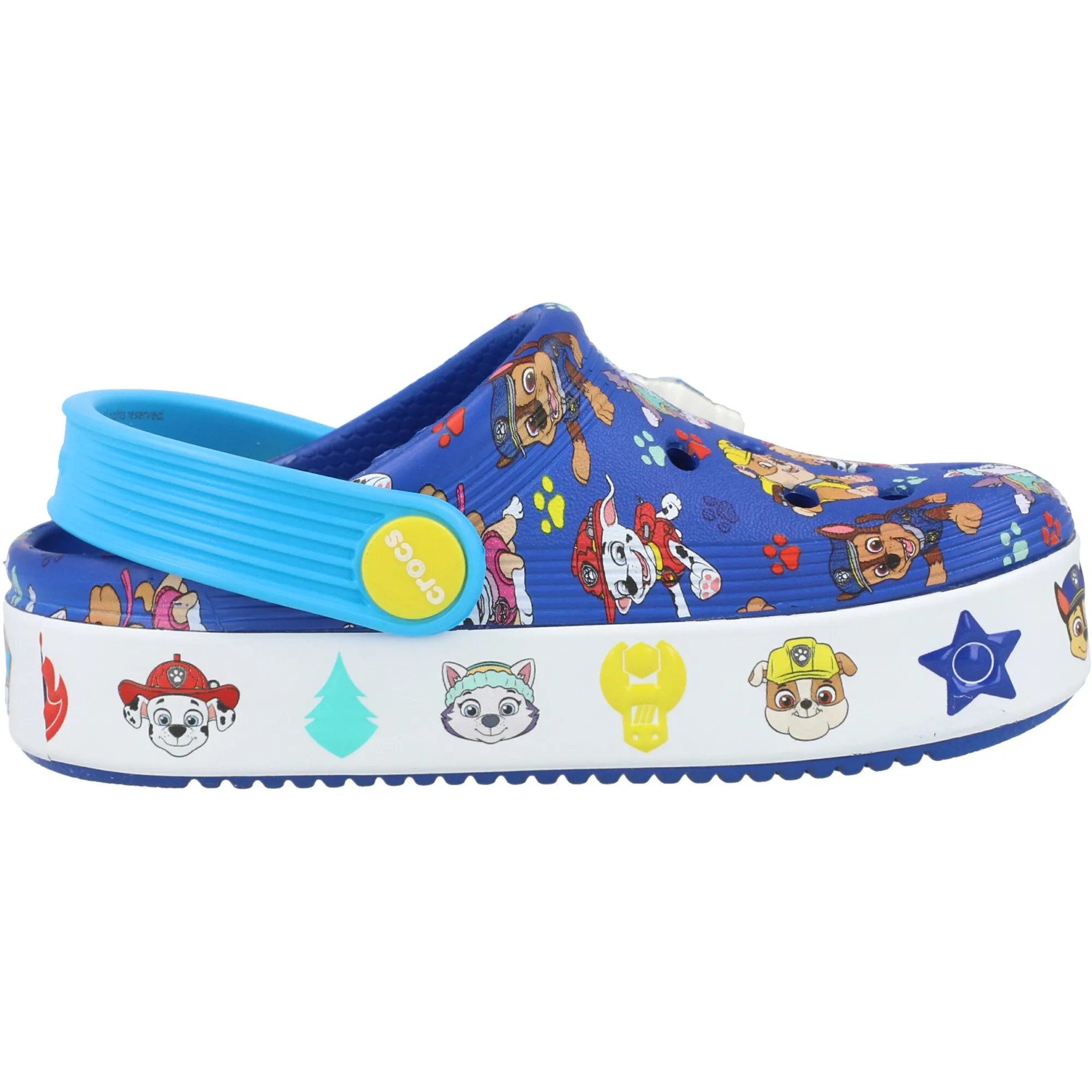 Crocs Kids Paw Patrol Off Court T Blue Clog