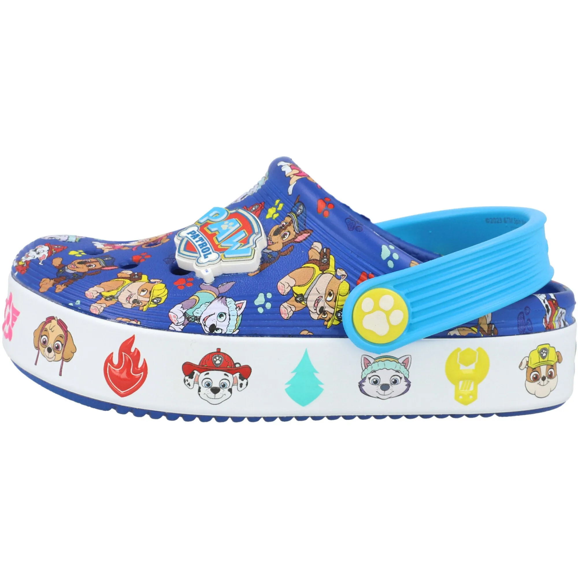 Crocs Kids Paw Patrol Off Court T Blue Clog