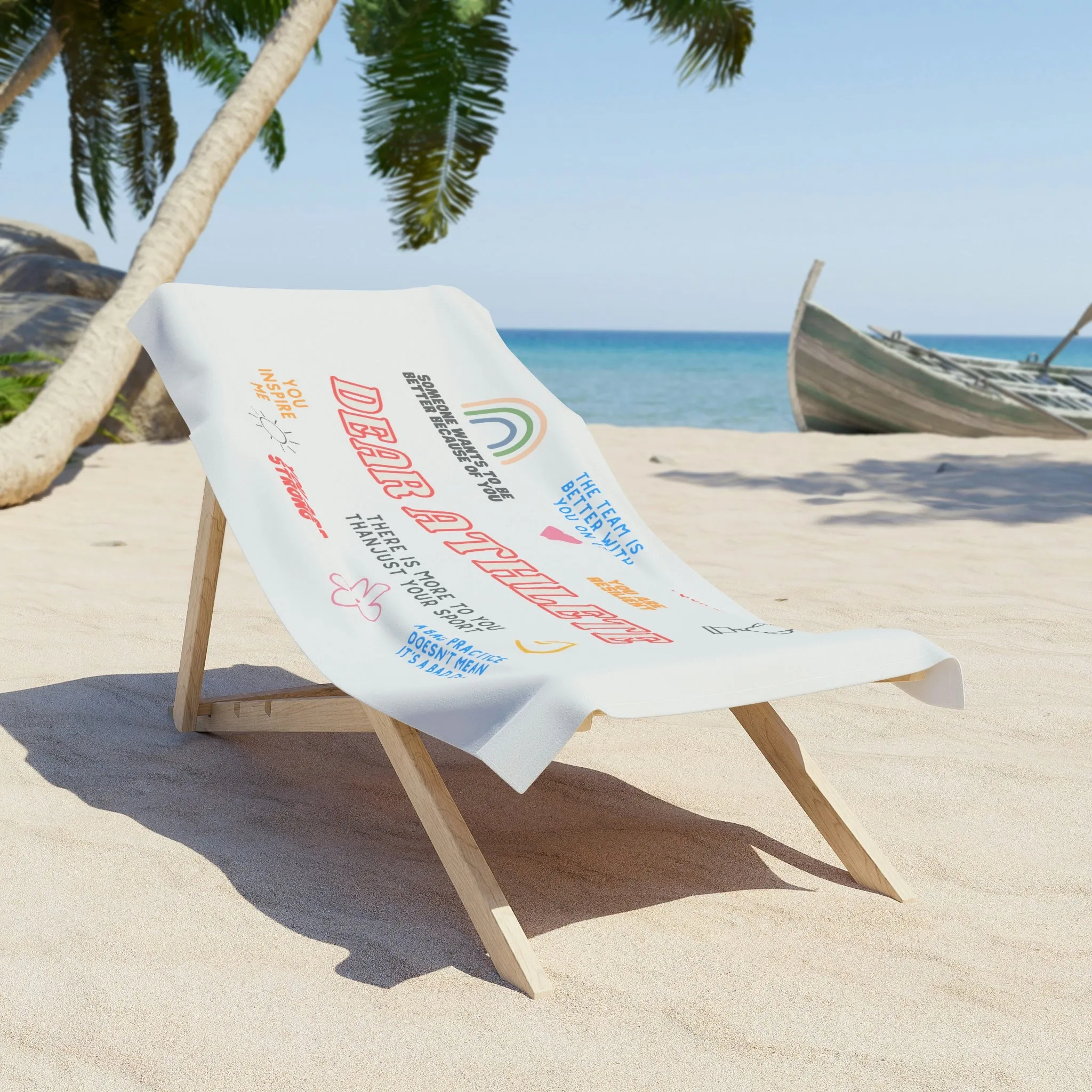 Dear Athlete Beach Towel