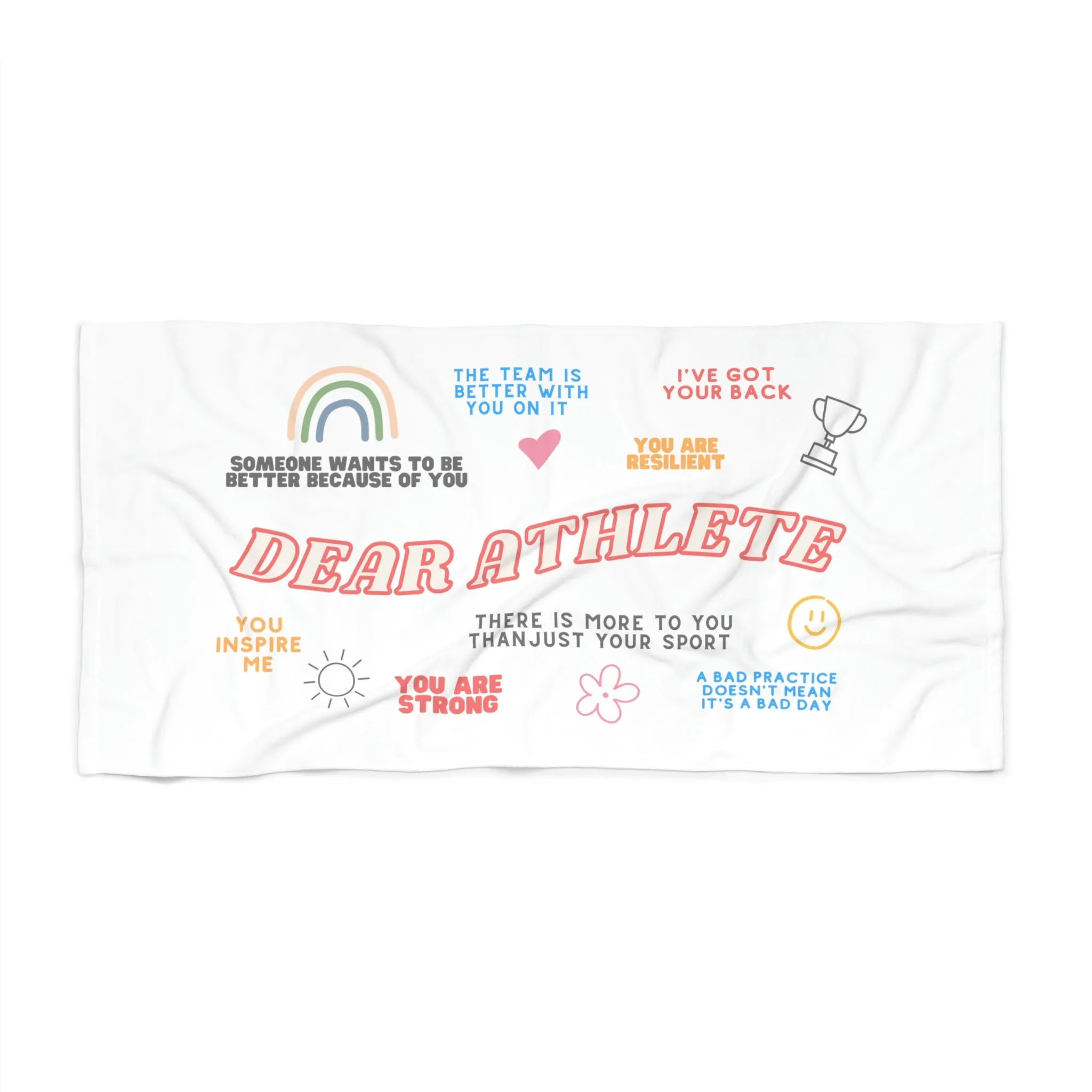 Dear Athlete Beach Towel