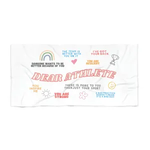 Dear Athlete Beach Towel