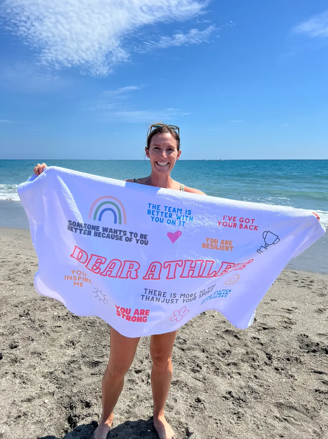 Dear Athlete Beach Towel