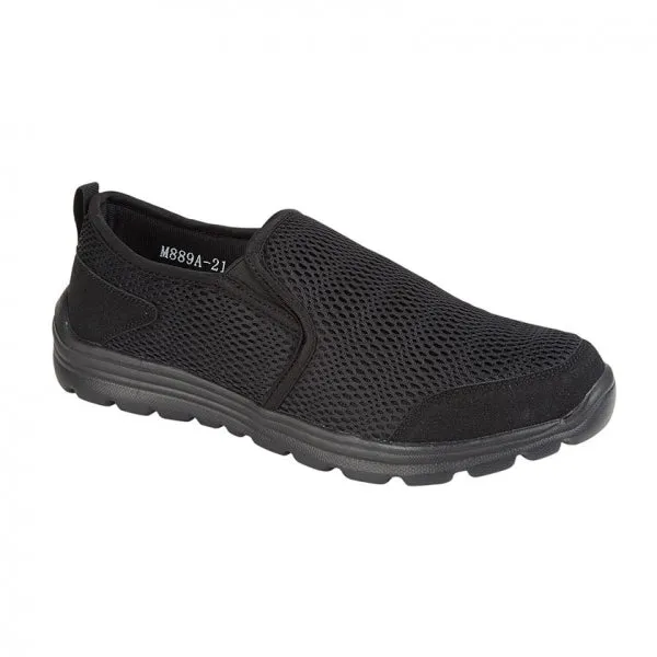 DEK Low Top Twin Gusset Slip-On Trainer