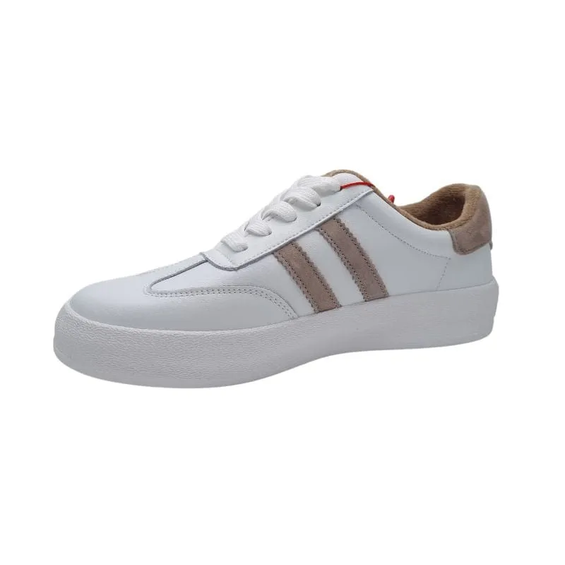Drilleys Womens Beige Chunky Outsole Trainer - Fifty