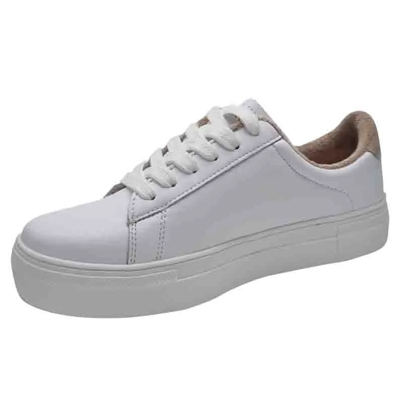 Drilleys Womens White Chunky Trainer - Fifty