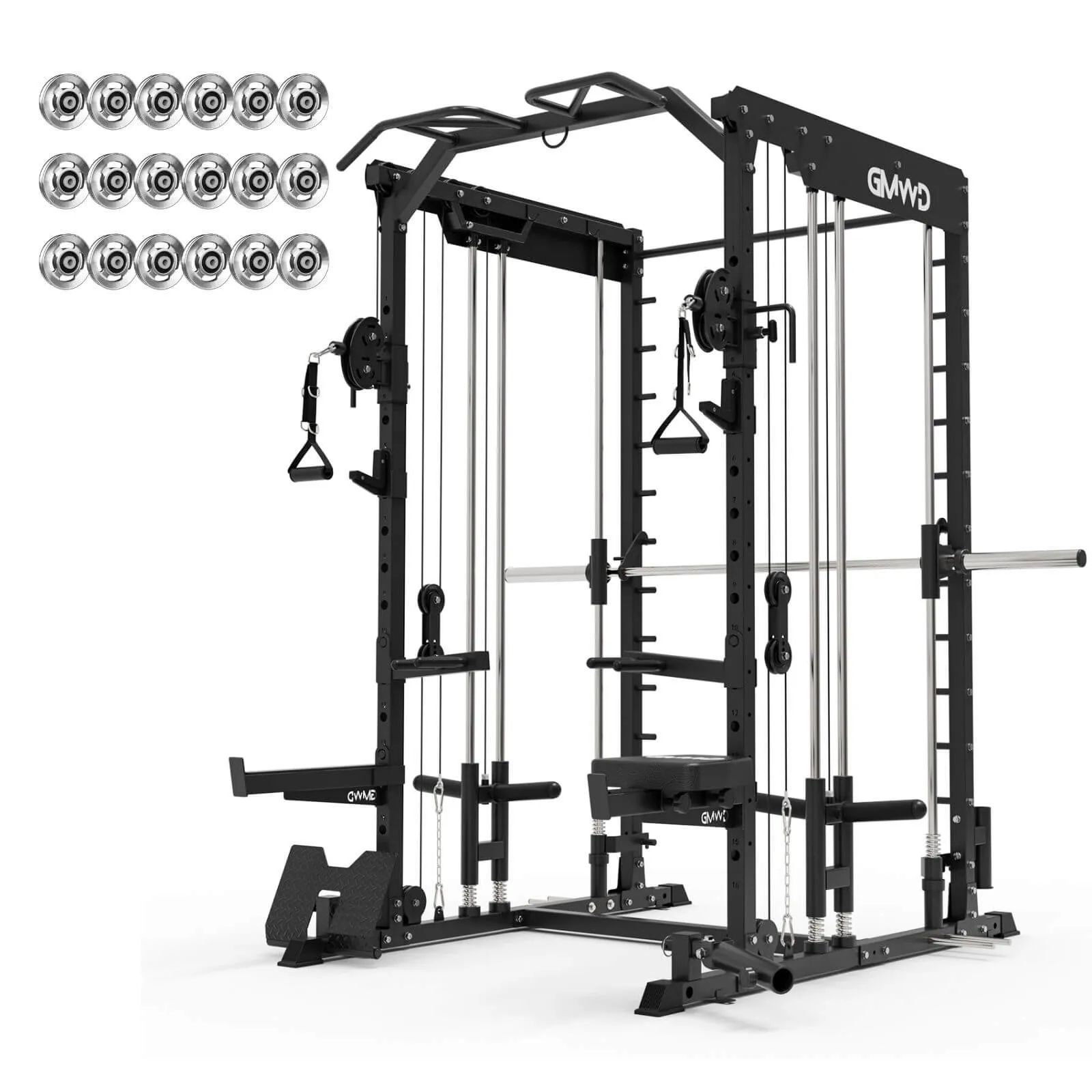 Dual Action Smith Machine with Functional Trainer SM01
