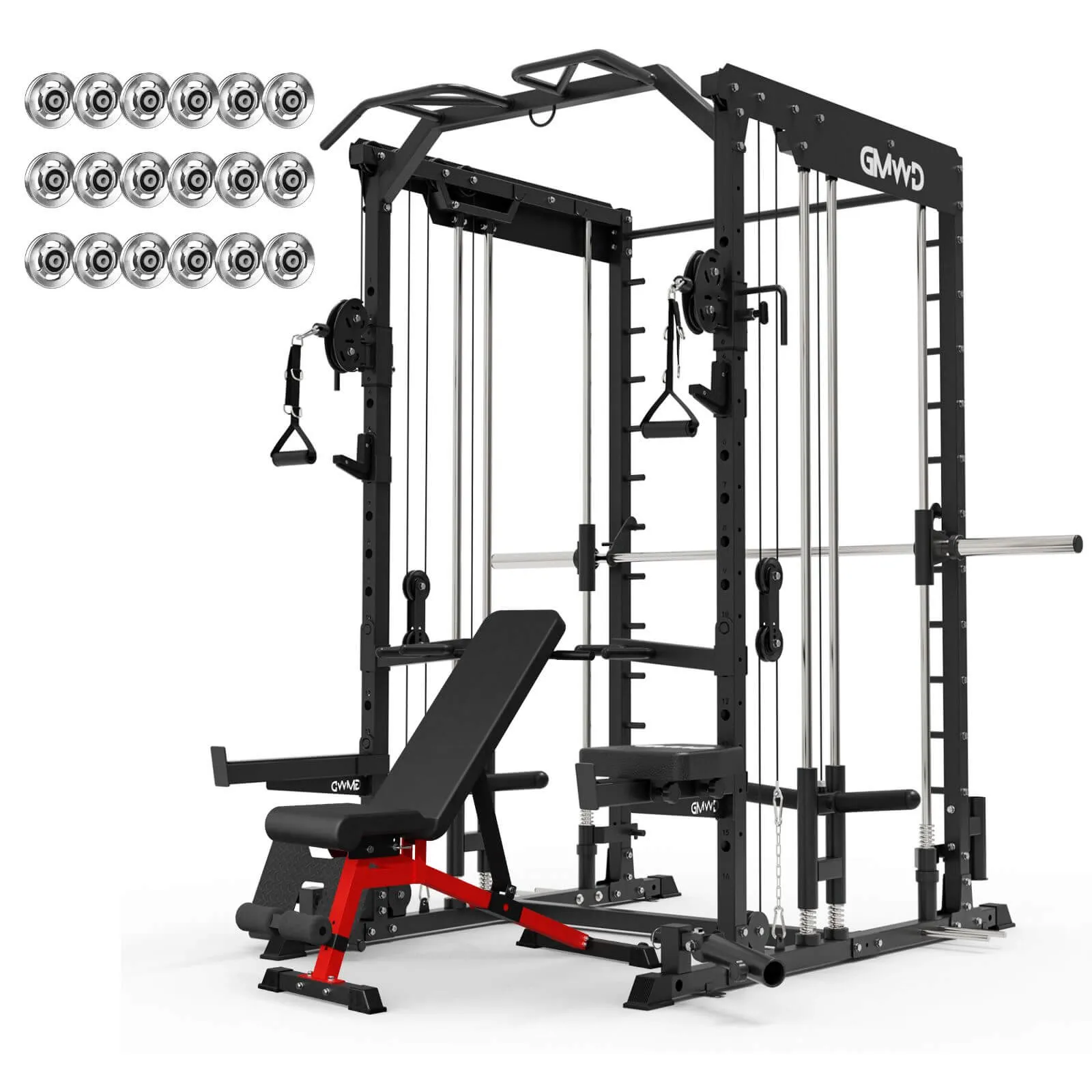 Dual Action Smith Machine with Functional Trainer SM01