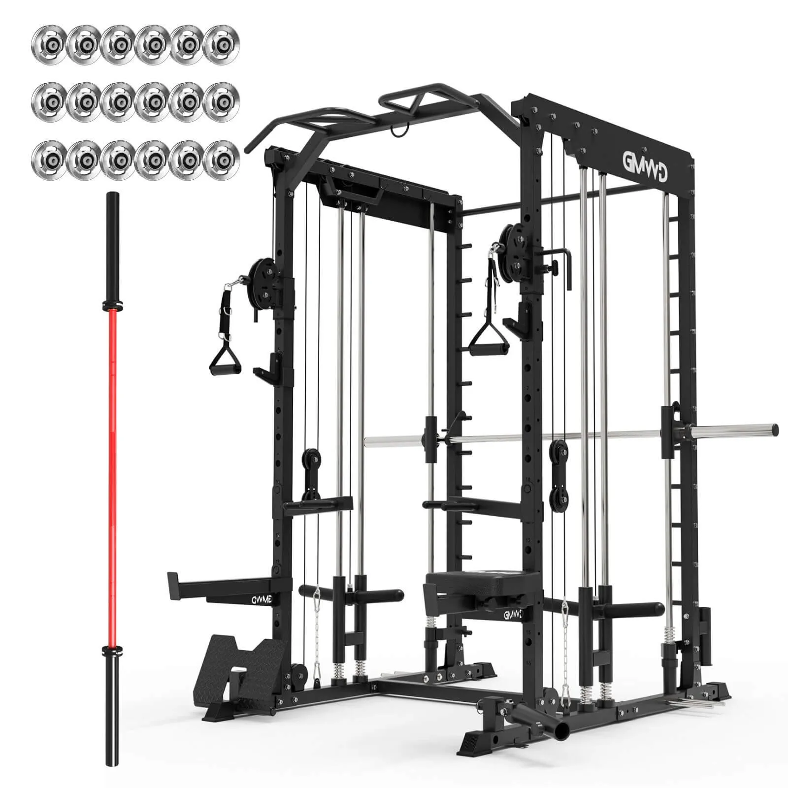 Dual Action Smith Machine with Functional Trainer SM01