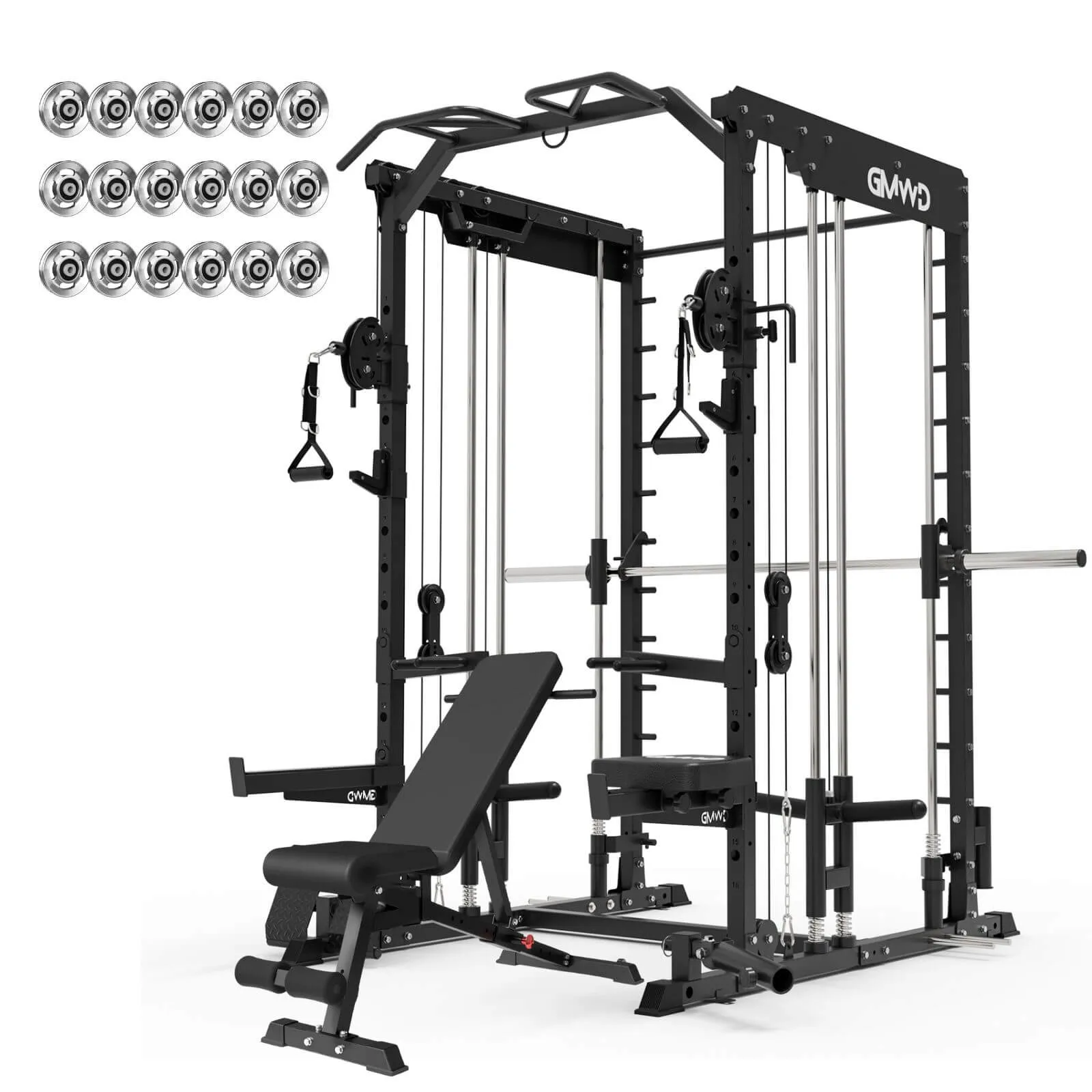 Dual Action Smith Machine with Functional Trainer SM01