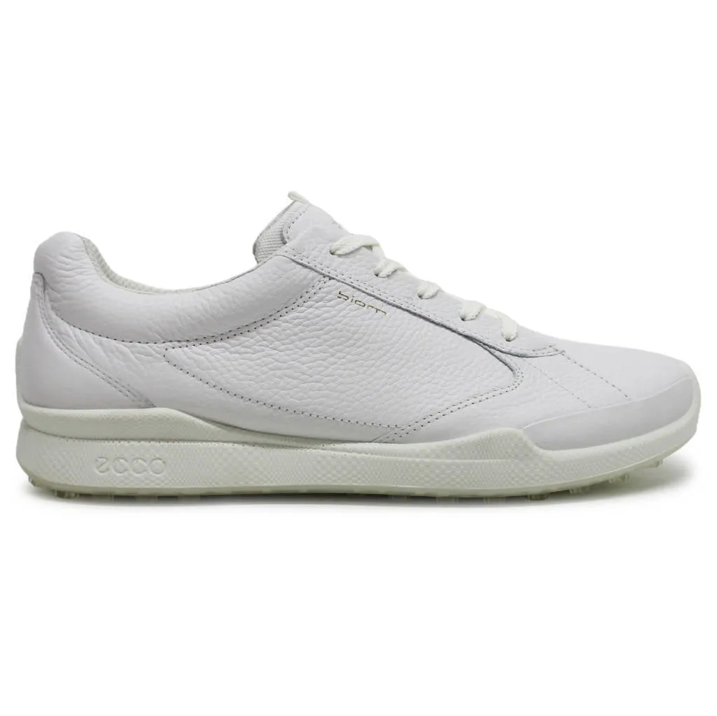 Ecco Golf Biom Hybrid Full Grain Leather Men's Low Top Trainers
