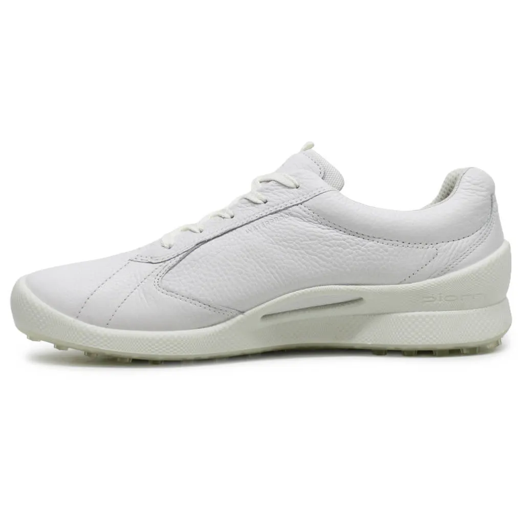 Ecco Golf Biom Hybrid Full Grain Leather Men's Low Top Trainers