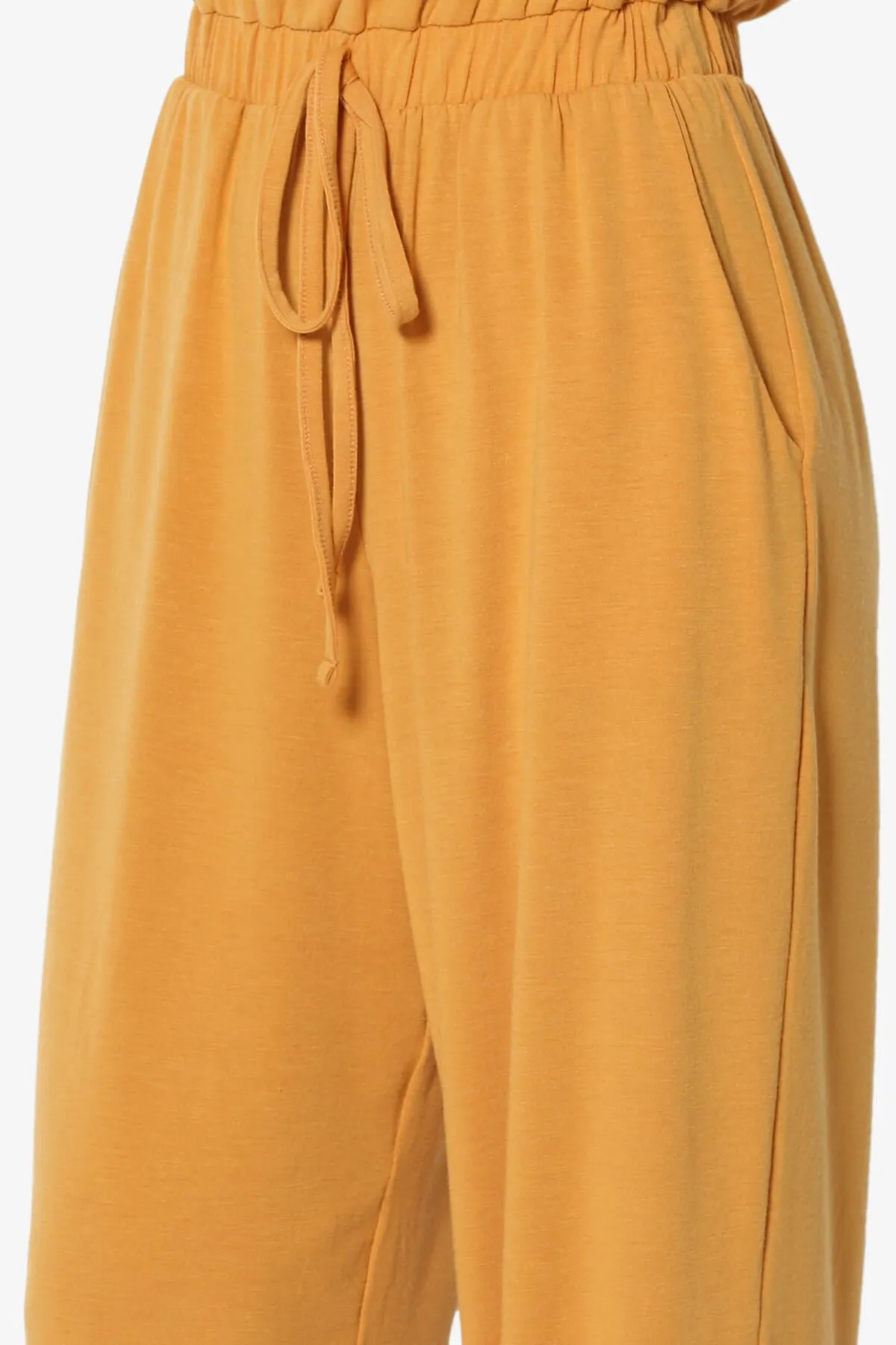 Entrada Button Scoop Neck Tank Jogger Jumpsuit PLUS