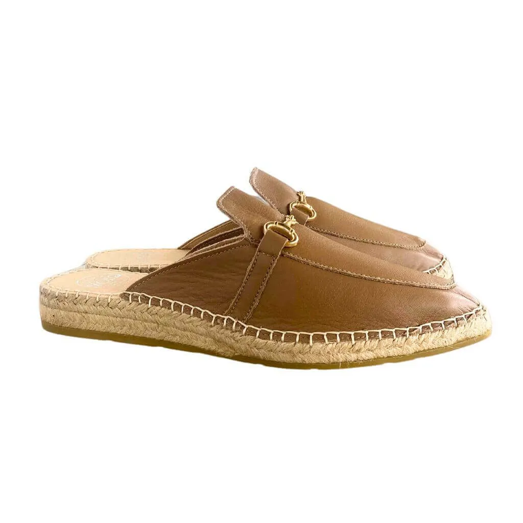 Espadrille Mule in Mocha
