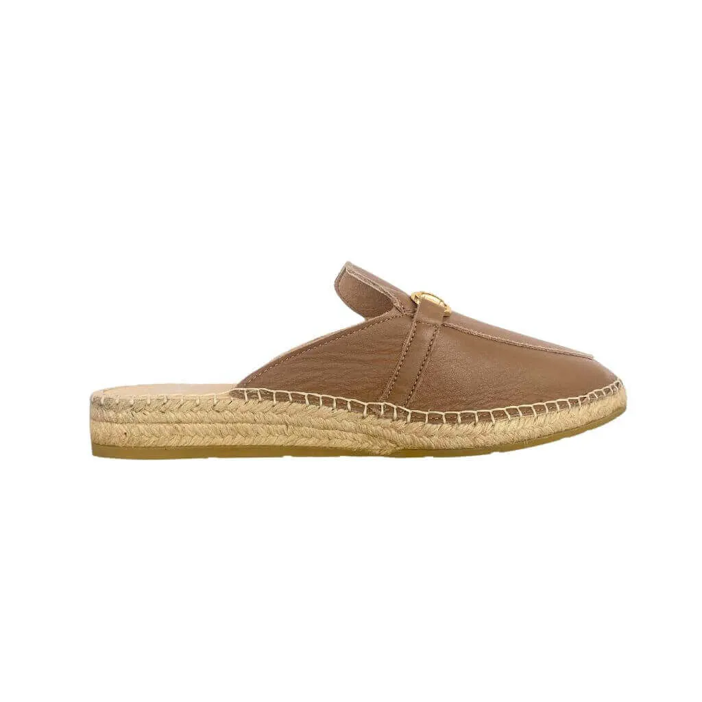 Espadrille Mule in Mocha