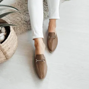 Espadrille Mule in Mocha