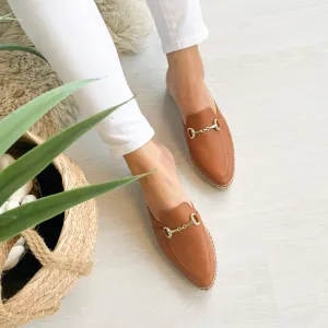 Espadrille Mule in Tan