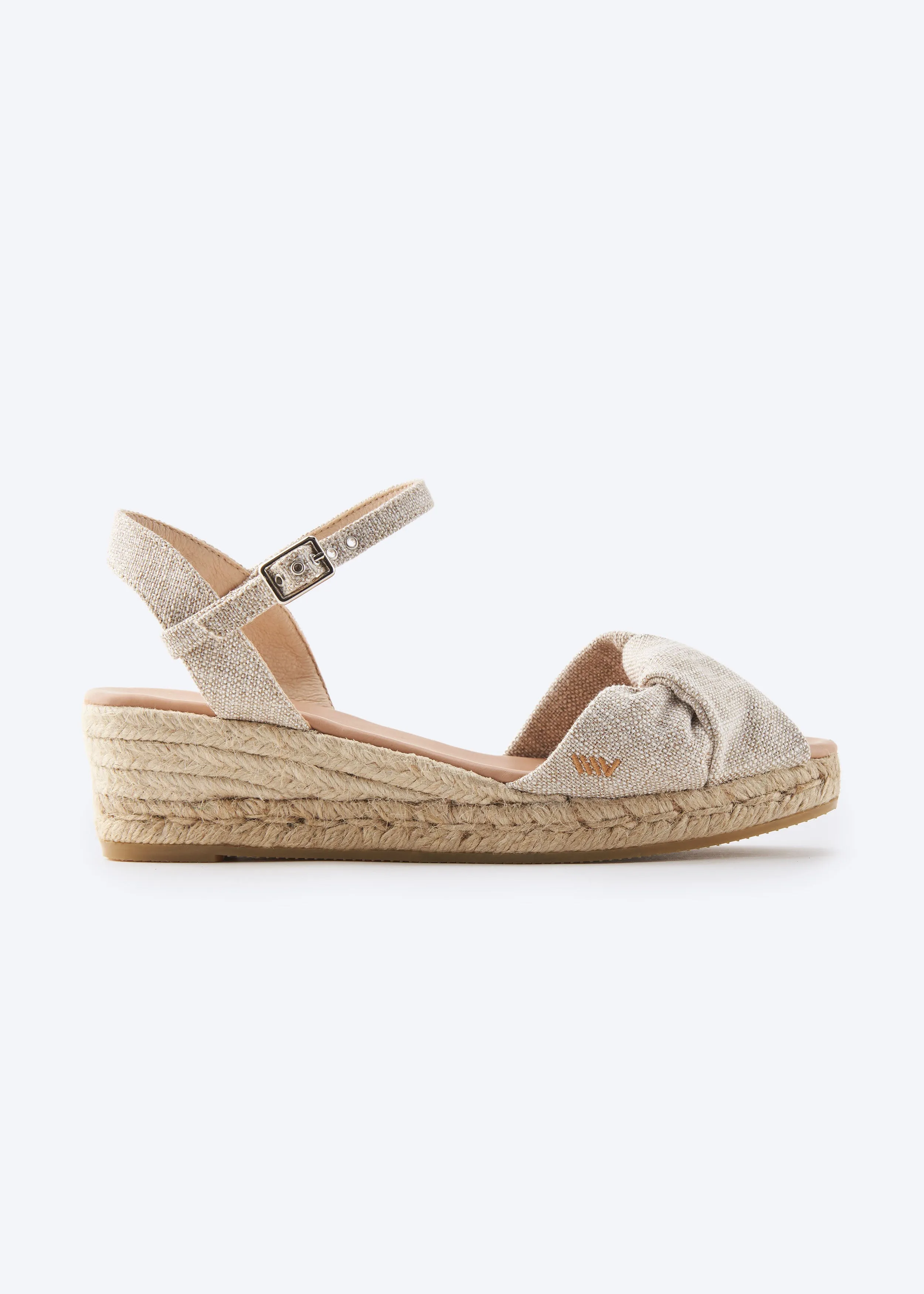 Farella Limited Edition Canvas Espadrille Sandal Wedges
