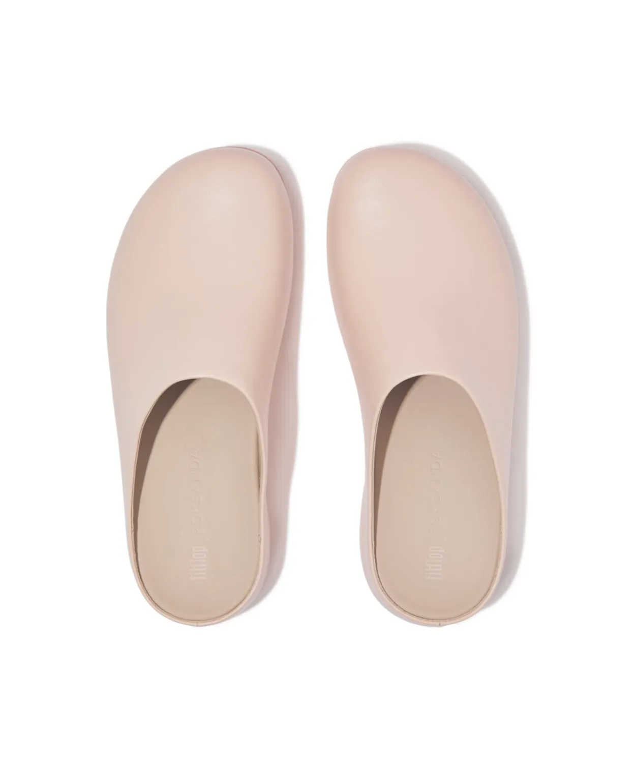 Fitflop Shuv x Roksanda Leather Clog Oyster Sand