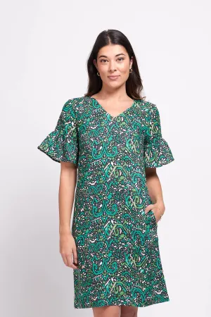 Foil Still Frilling Dress Fo7473