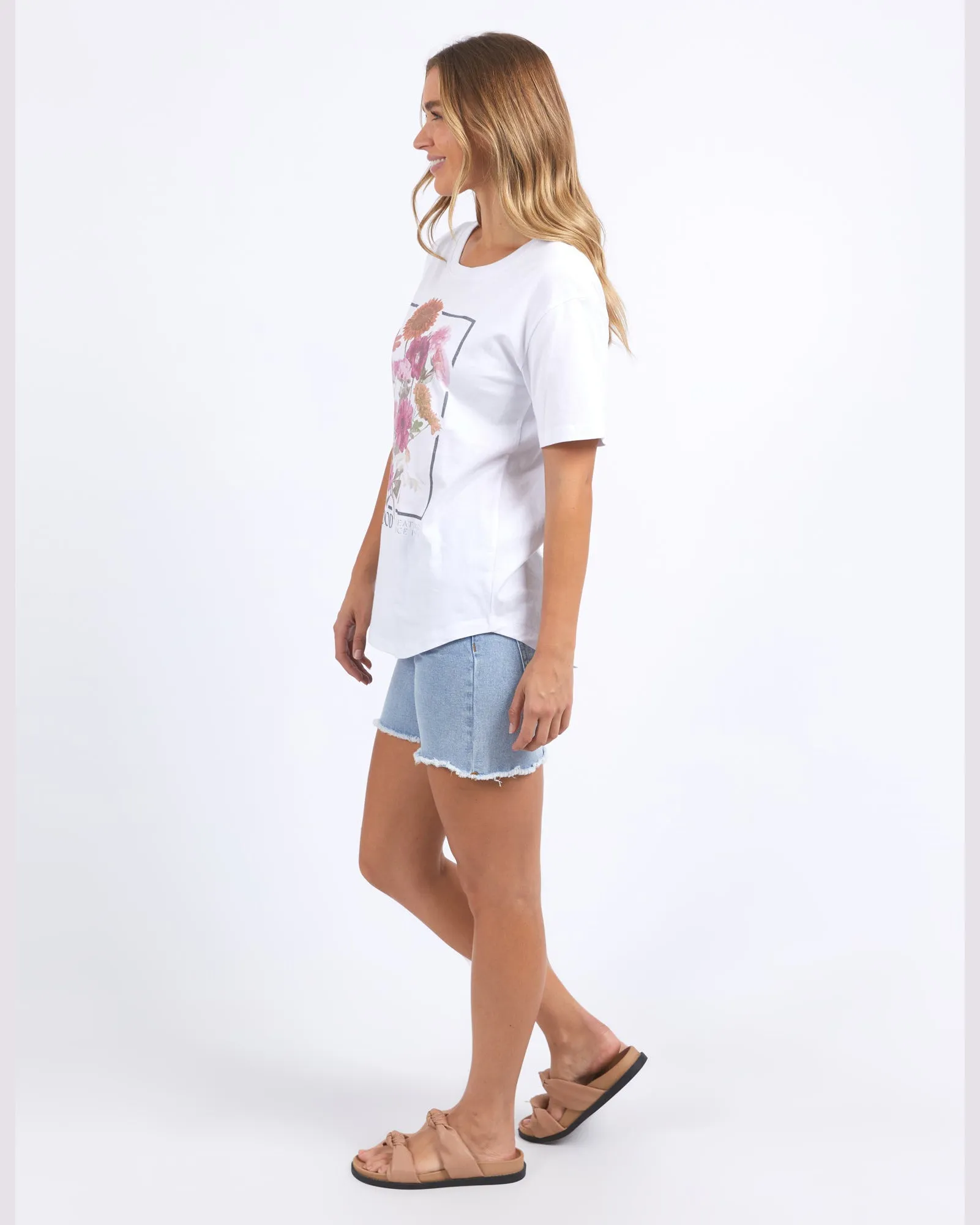 Foxwood In Bloom Tee - White