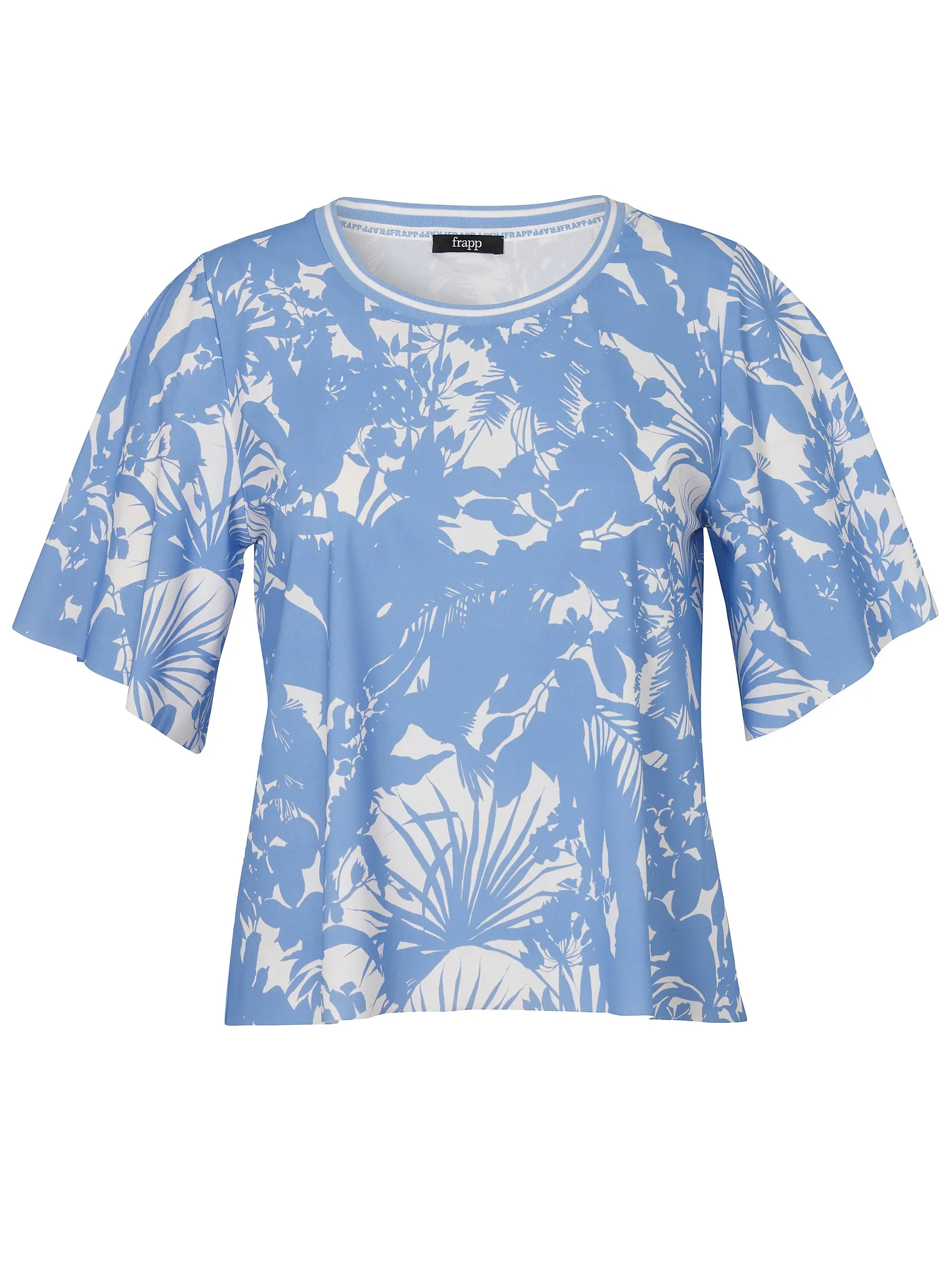 Frapp Floral T-Shirt in Blue