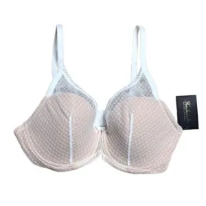 Fredericks Of Hollywood White Mesh Lace Underwire Bra 36D