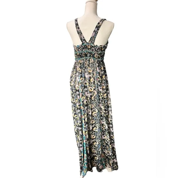 Free people intimately Dance With Me Printed Maxi dress XS floral multicolor
