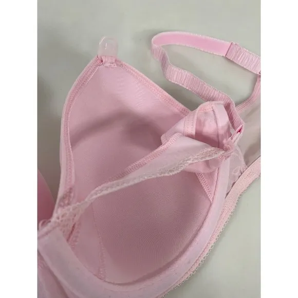 Freya womens Pure Nursing Bra sz 30L NWT Pink Underwire Support Smoothing Tshirt