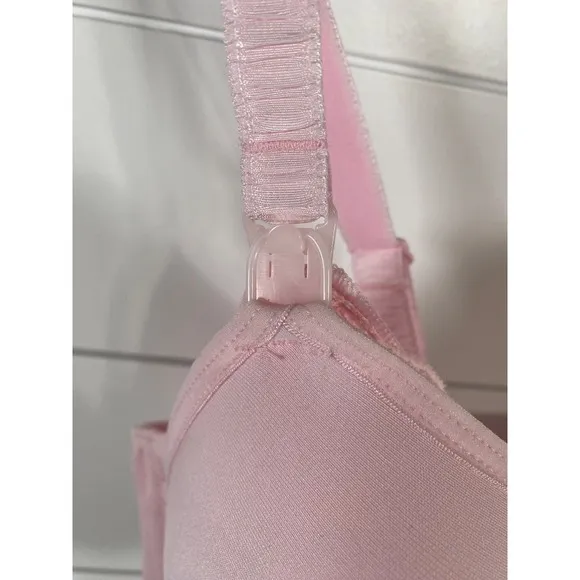 Freya womens Pure Nursing Bra sz 30L NWT Pink Underwire Support Smoothing Tshirt