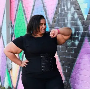 Full Back Vest Waist Trainer - Classic Black