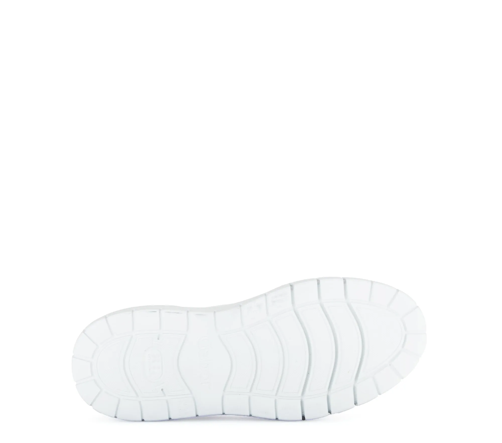 GABOR - 63.220.21 LACED/ZIP PLATFORM WEDGE SHOE - WHITE LEATHER