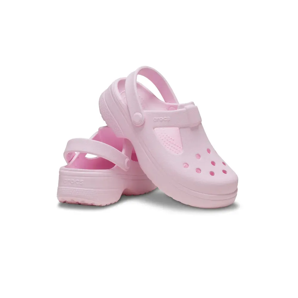 Giày Clog Trẻ Em Crocs Classic Mary Jane - Pink Milk