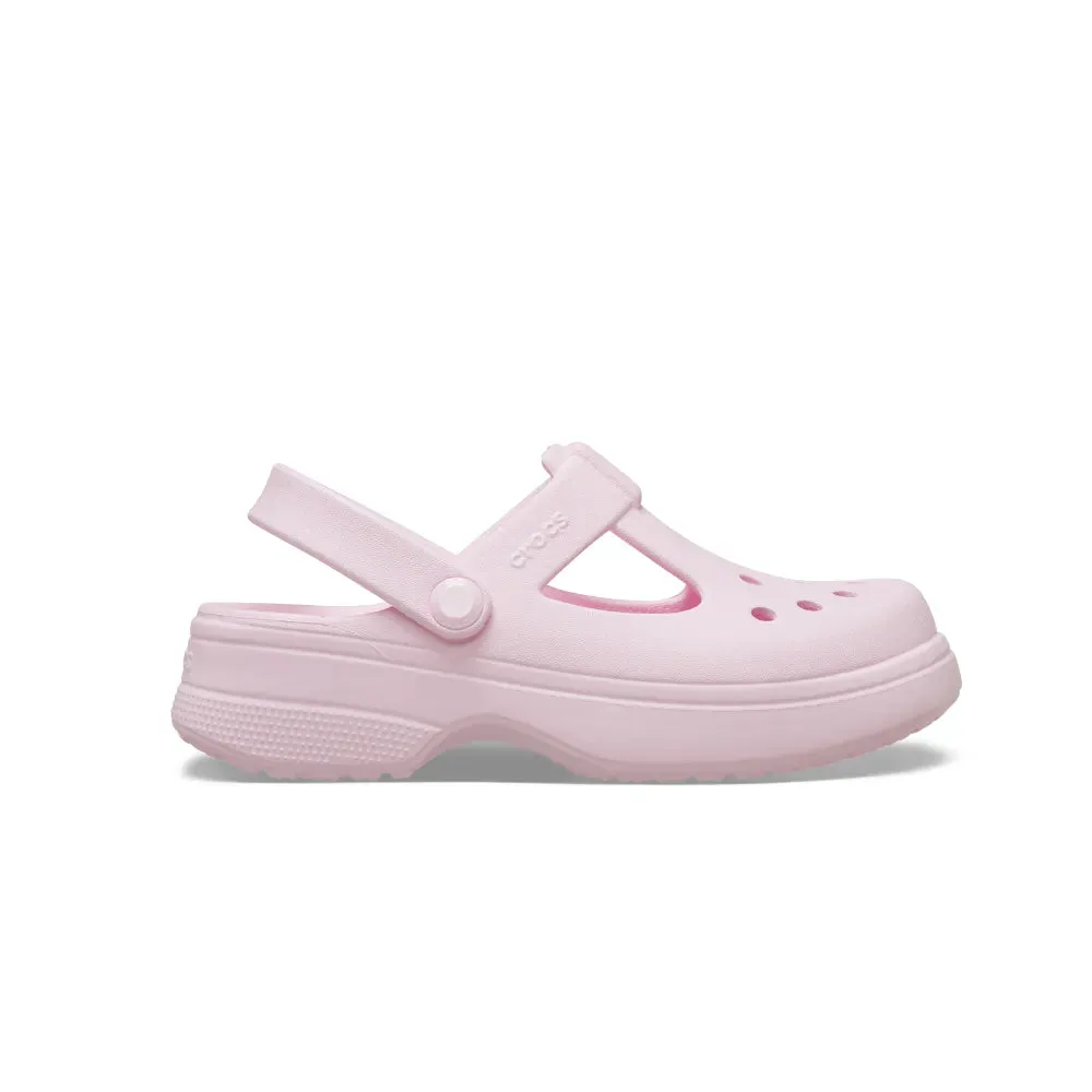 Giày Clog Trẻ Em Crocs Classic Mary Jane - Pink Milk