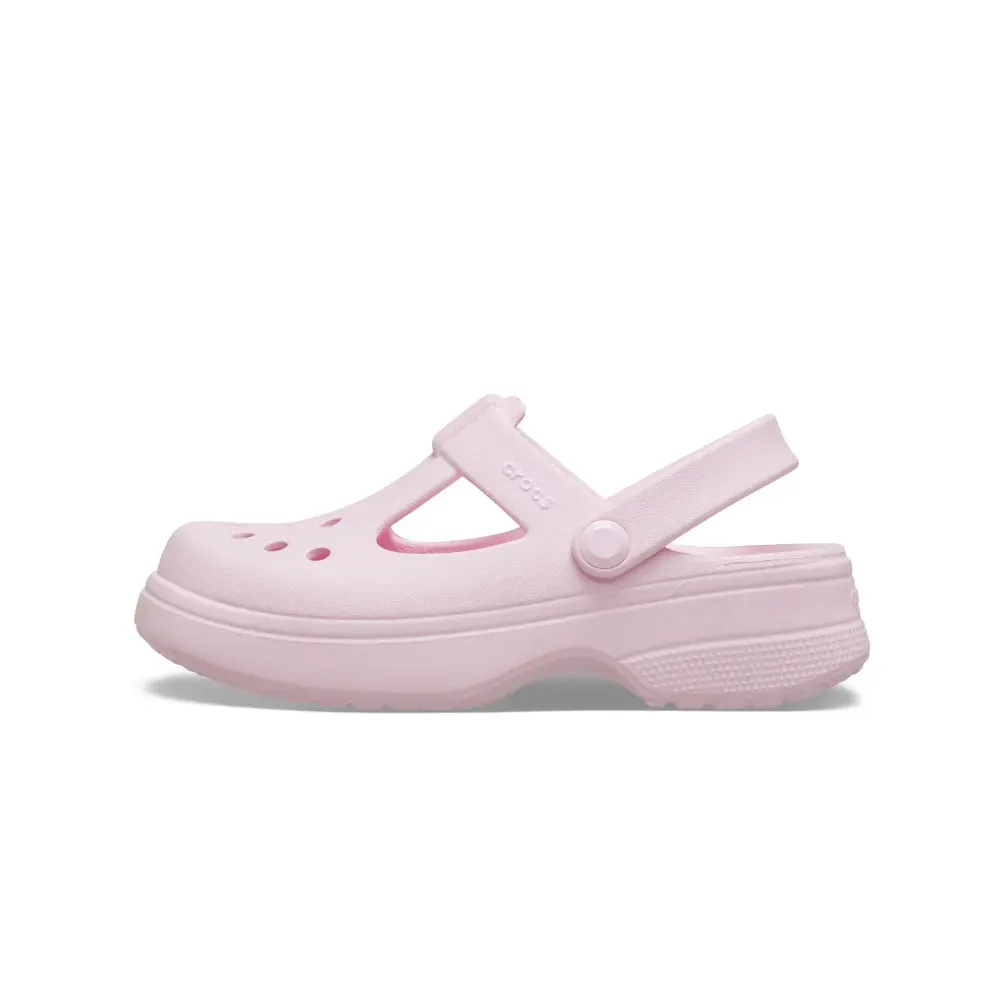 Giày Clog Trẻ Em Crocs Classic Mary Jane - Pink Milk