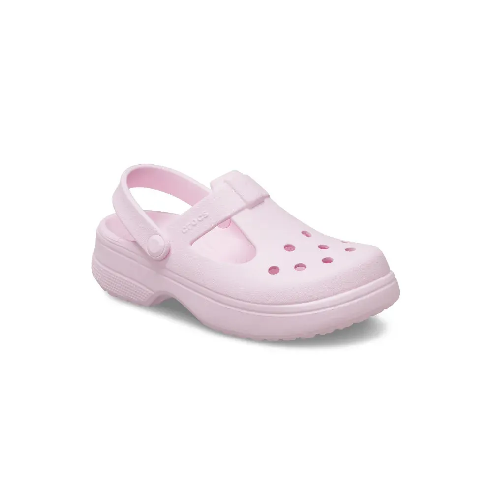 Giày Clog Trẻ Em Crocs Classic Mary Jane - Pink Milk