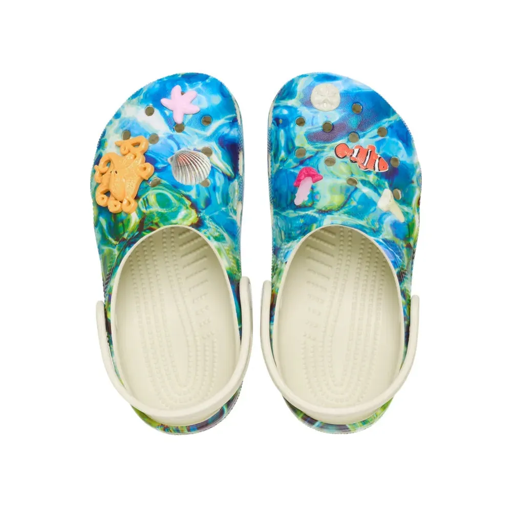 Giày Clog Trẻ Em Crocs Classic Under The Sea - Bone