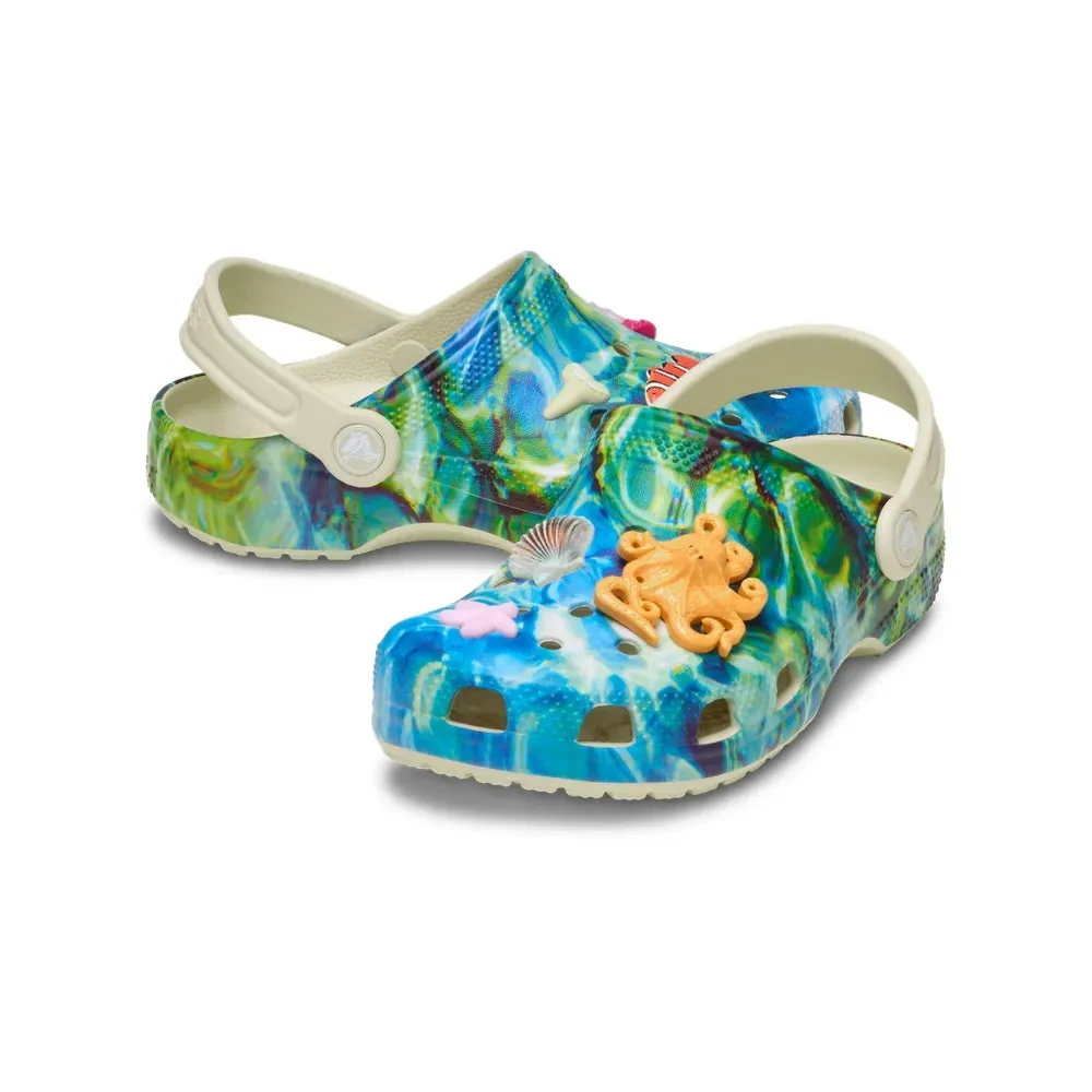 Giày Clog Trẻ Em Crocs Classic Under The Sea - Bone