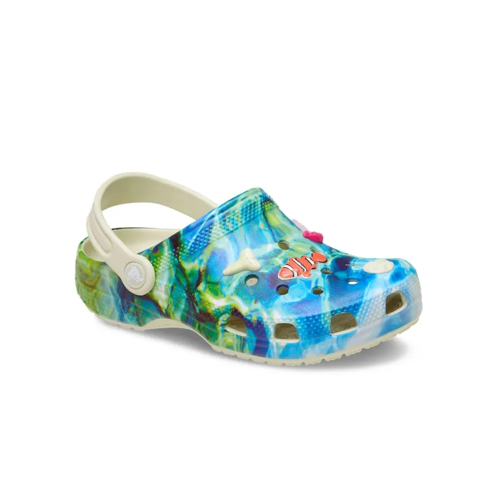 Giày Clog Trẻ Em Crocs Classic Under The Sea - Bone