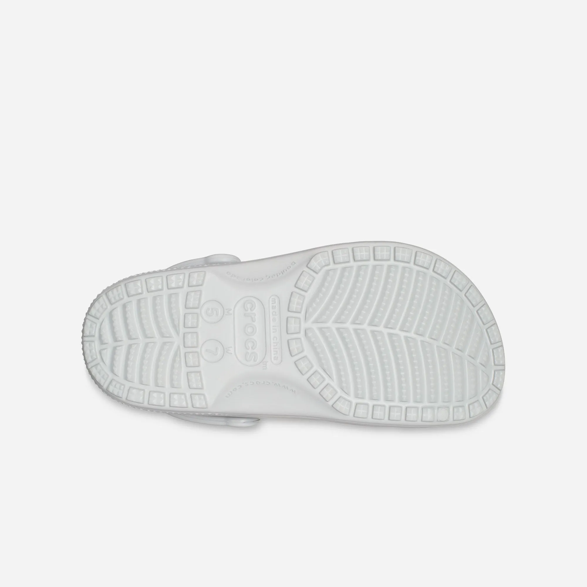 Giày Clog Unisex Crocs Classic - Xám