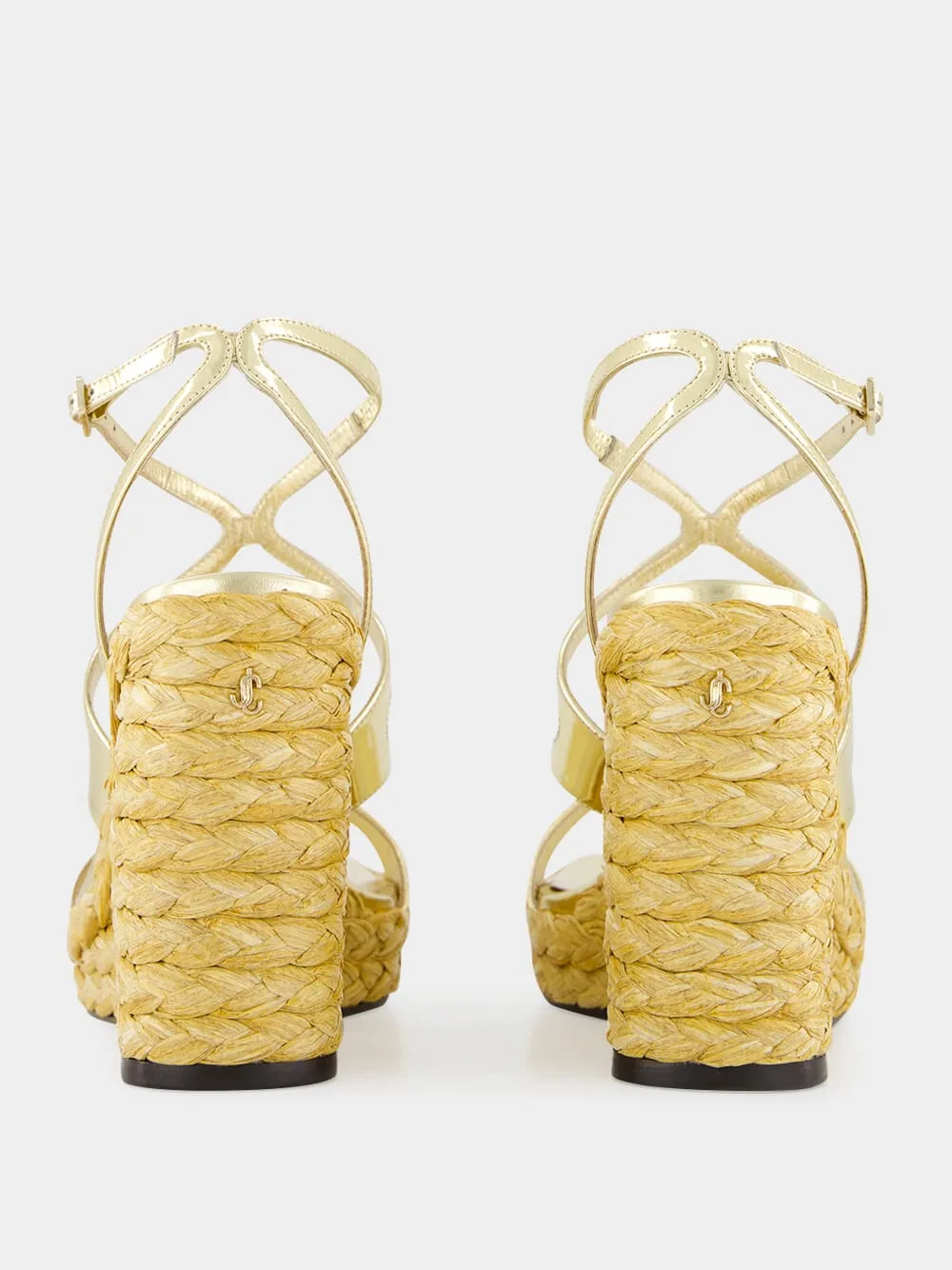 Gold Ayla Wedge Sandals
