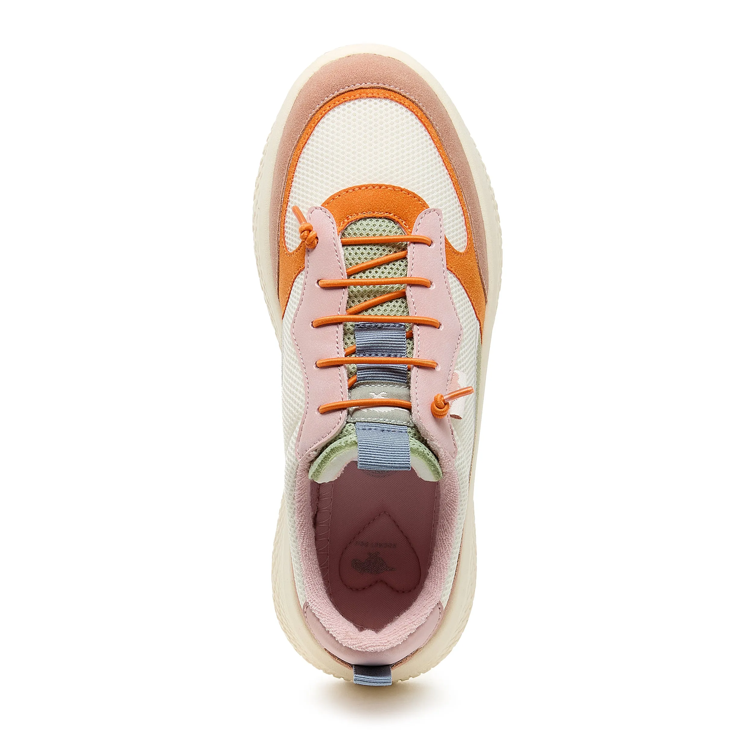 Gravel Multi Colour Block Slip-On Trainers