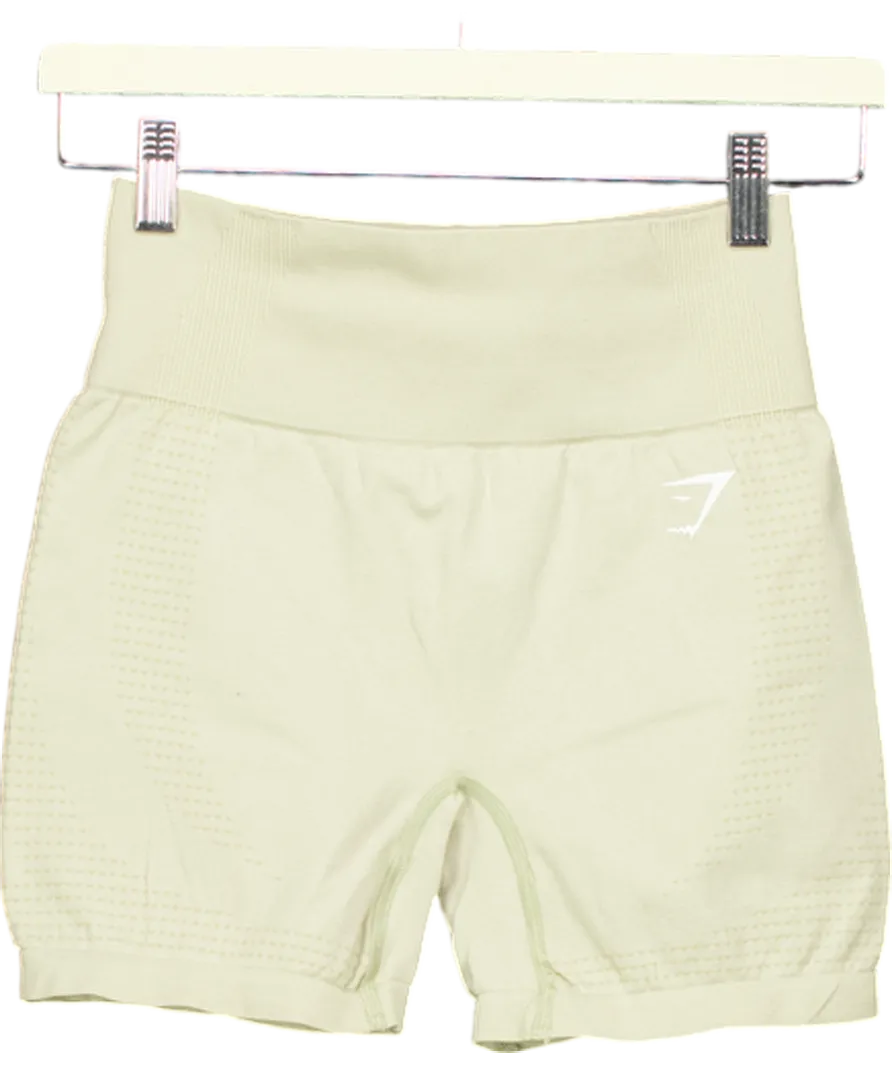 gymshark Green High Waist Seamless Shorts UK XS