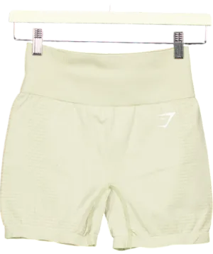 gymshark Green High Waist Seamless Shorts UK XS